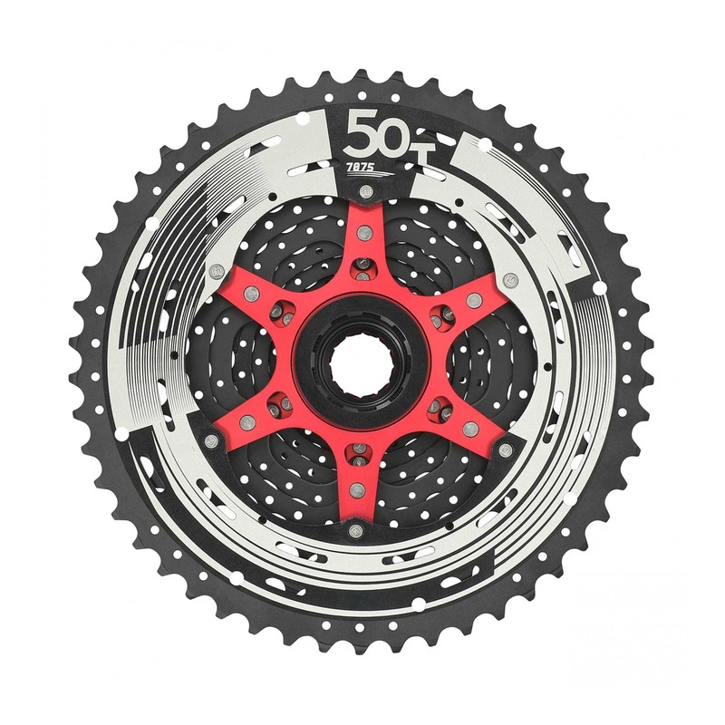 Cassette 12 Vitesses 10-50T + Chaîne VTT Compatible SRAM XD - SPEDAO - Couleurs Au Choix - Neuf