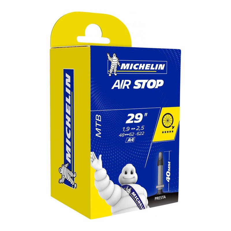 Chambre à air vélo Michelin Air Stop 29 x 1,90/2,50 A4 Presta