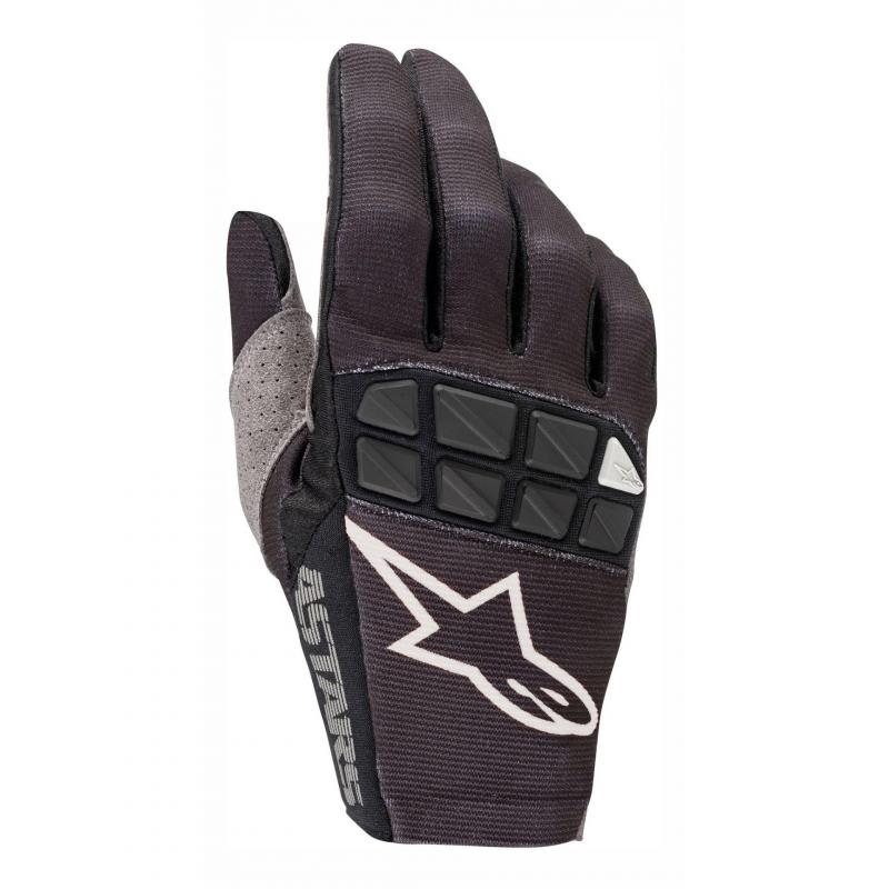 Gants cross Alpinestars Racefend noir/blanc- S