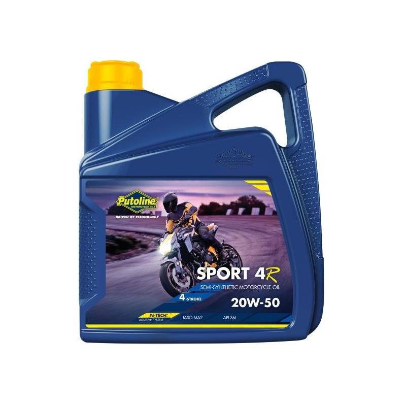 Huile moteur 4T semi-synthétique Putoline Sport 4R 20W50 (4 Litres) (