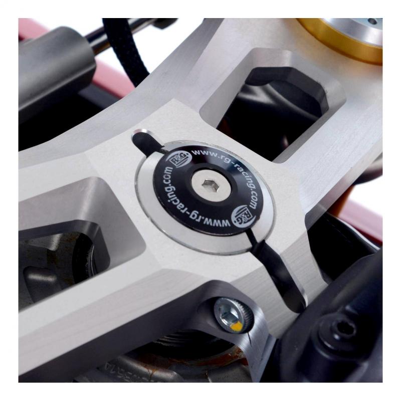 Insert écrou de direction R&G Racing noir Ducati Panigale 1299 V4 201