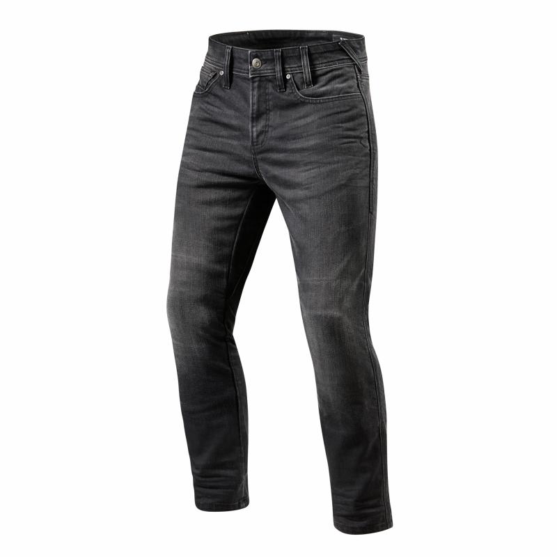 Jeans moto Rev'it Brentwood longueur 34 (standard) gris moyen délavé