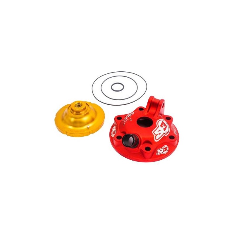 Kit culasse rouge avec dôme S3 extrême enduro basse compression pour