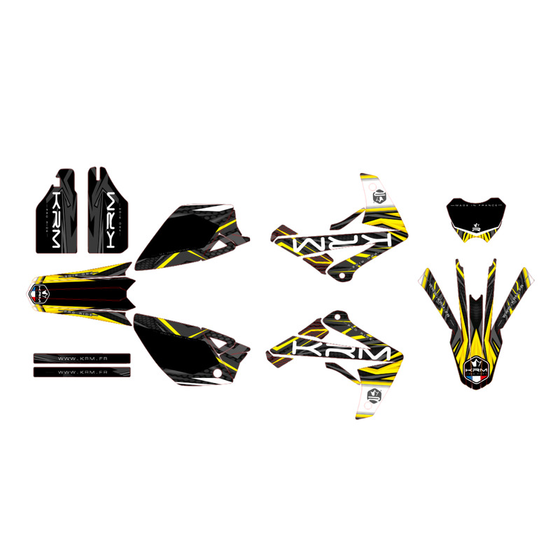kit déco KRM jaune pour Rieju MRT/MRT Pro / Marathon 09-21