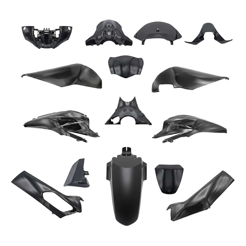 Kit plastique noir mat 15 pièces Honda SH 125 2020-24