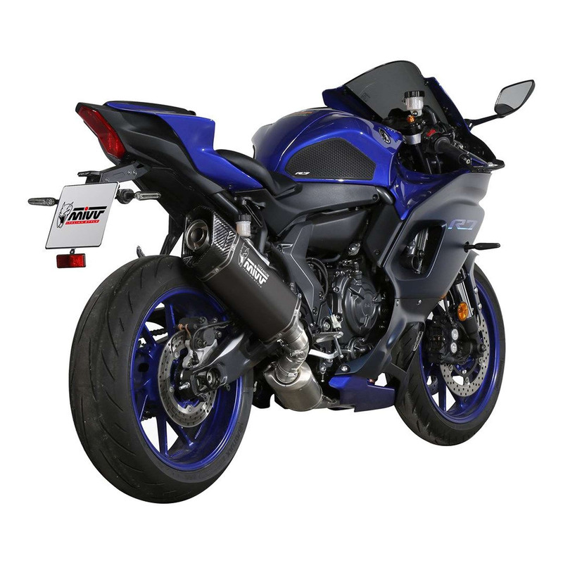 Ligne d’échappement complète Mivv silencieux SR-1 titane noir/carbone Yamaha YZF-R7 22-24