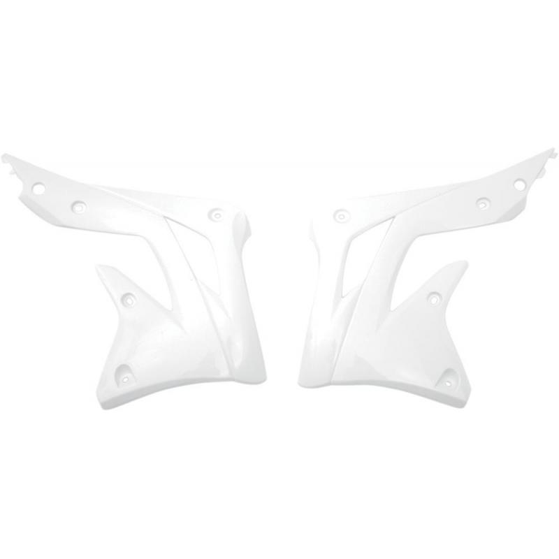Ouïes de radiateur UFO Kawasaki 450 KX-F 12-15 blanc