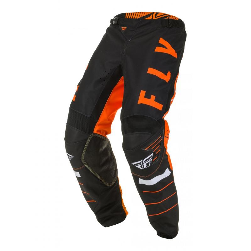 Pantalon cross Fly Racing Kinetic K120 orange/noir/blanc