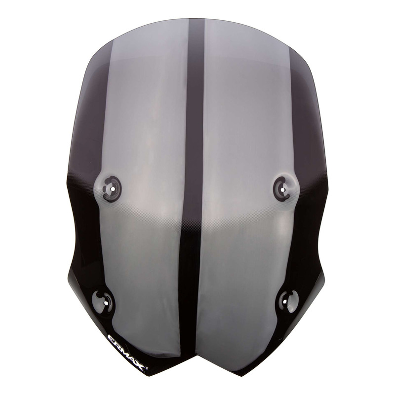 Pare-brise taille origine 55 cm Ermax Yamaha T-Max 530 12-16 noir clai