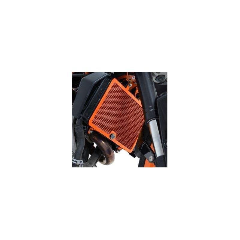 Protection de radiateur R&G Racing orange KTM Duke 390 13-18