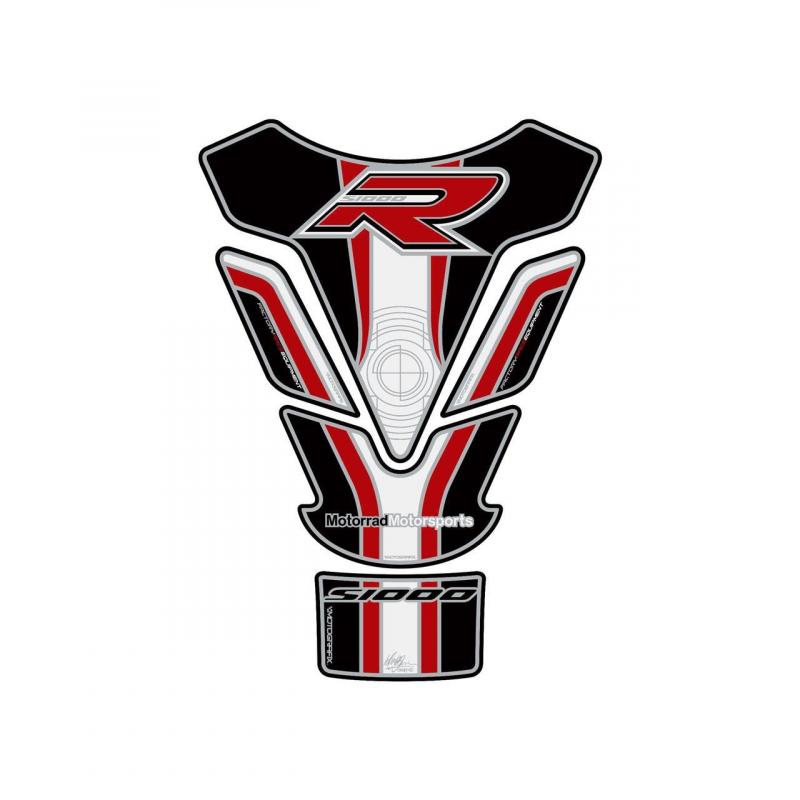Protection de réservoir Motografix noir/rouge BMW S1000R 4 pièces