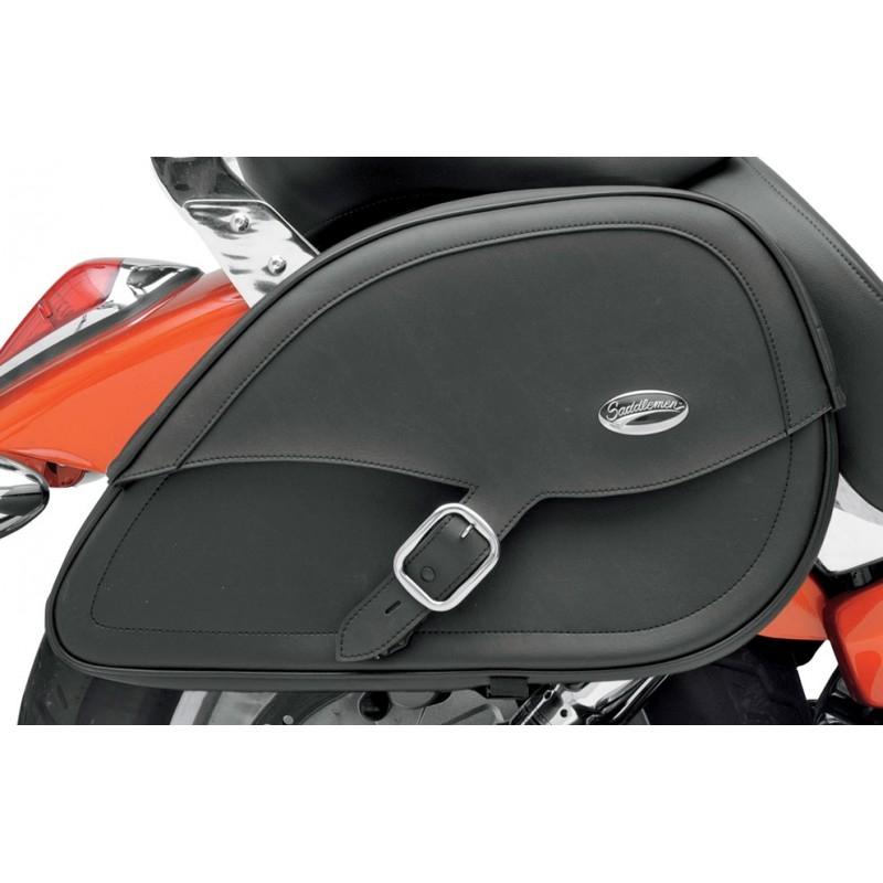 Sacoches latérales Saddlemen Drifter Teardrop noires Harley Davidson FXD 1340 96-98