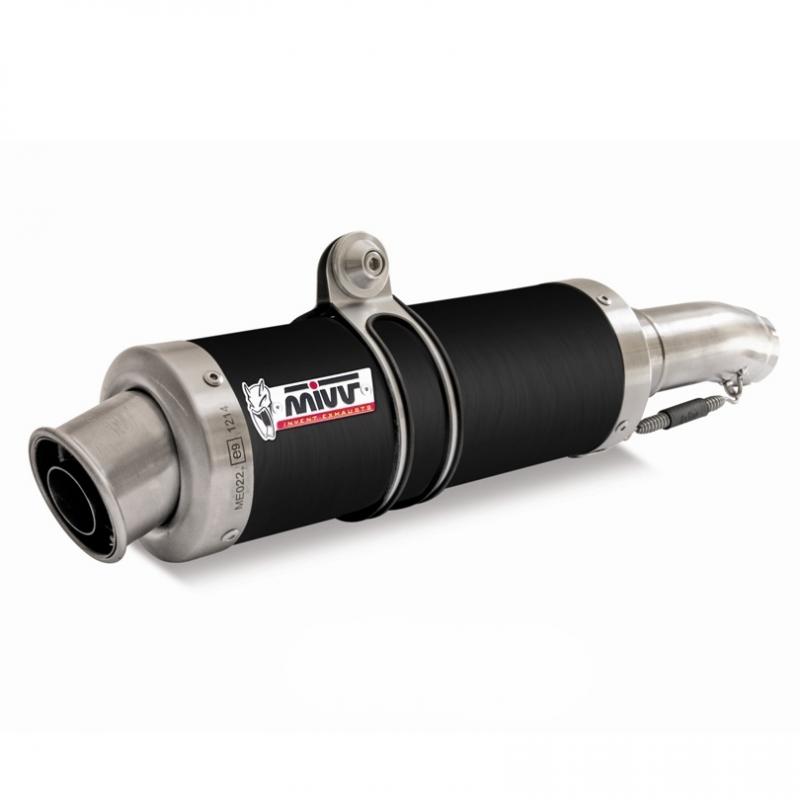 Silencieux double MIVV GP Steel Black Kawasaki Z1000 10-13