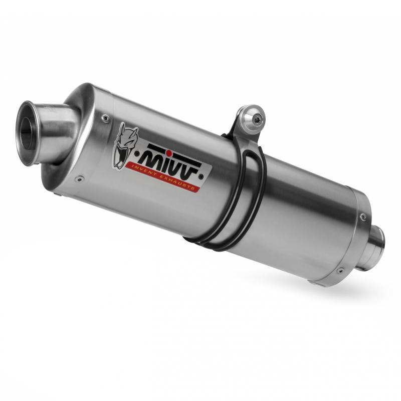 Silencieux MIVV Oval inox Kawasaki Z750 04-06