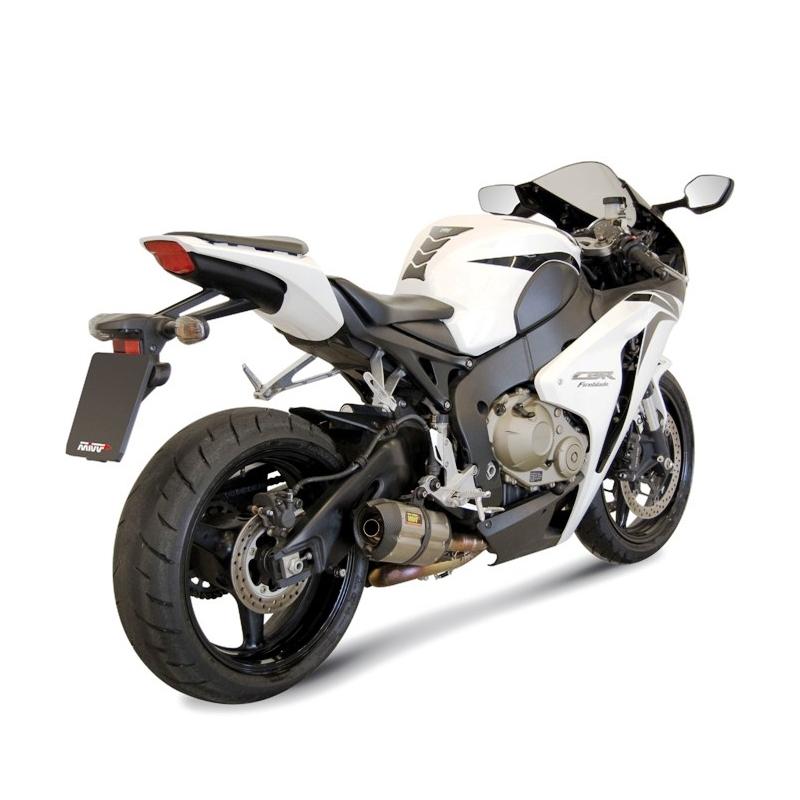 Silencieux MIVV Suono inox / casquette carbone Honda CBR1000RR Firebla