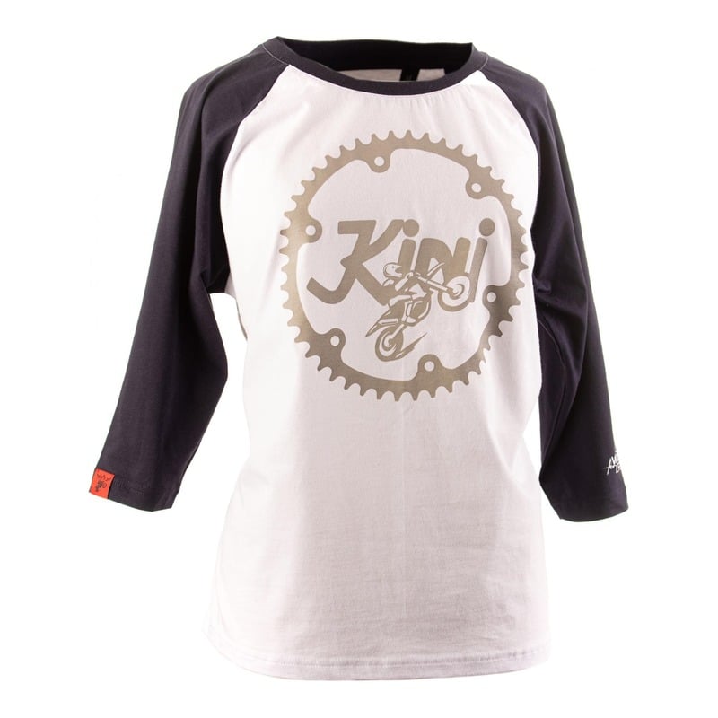 T-shirt manches longues femme Kini Red Bull Ritze blanc/bleu nuit