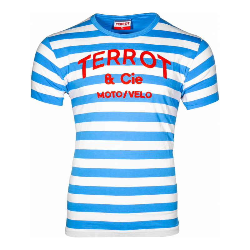 Tee-shirt Terrot & Cie bleu/blanc