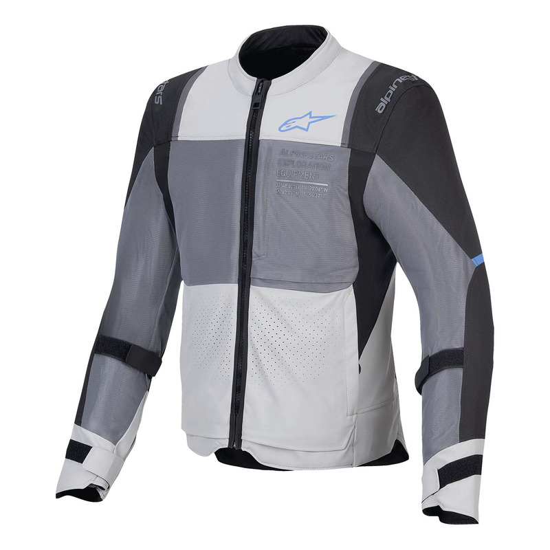 Veste textile Alpinestars ST-2 Air ice gray/dark gray/black