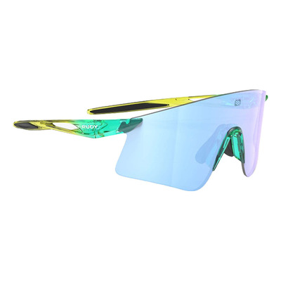 lunette vélo Rudy Project Astral X édition limité bleu et jaune crystal