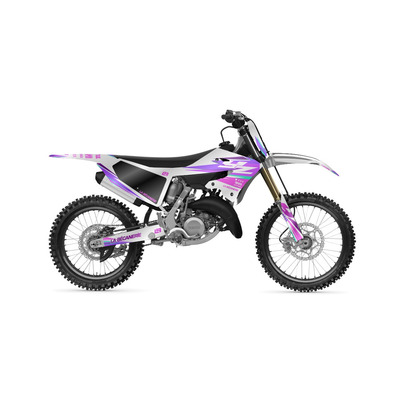 Kit déco La Bécanerie Factory violet/blanc brillant Yamaha YZ 125/250 15-21