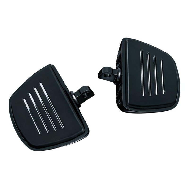 Repose pieds mini plateau premium Kuryakyn fixation mâle noir