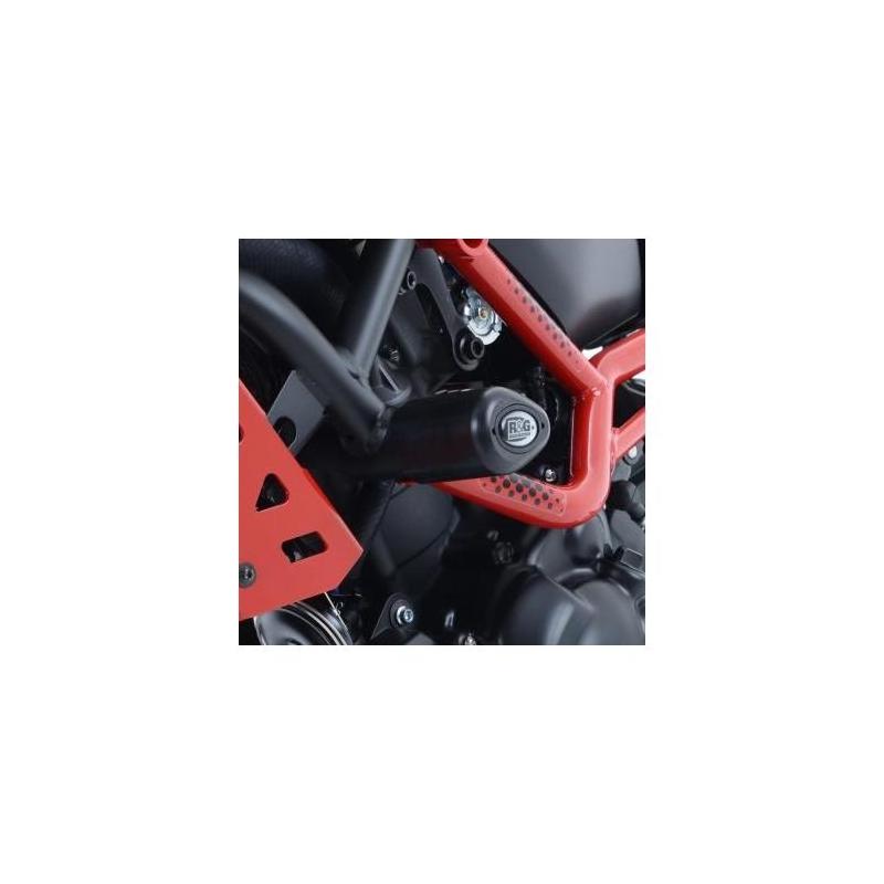 Tampons de protection R&G Racing Aero noir Yamaha MT-07 Moto Cage 15-16