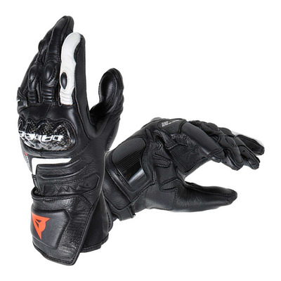 Gants cuir femme Dainese Carbon 4 Long Ladynoir/noir/blanc