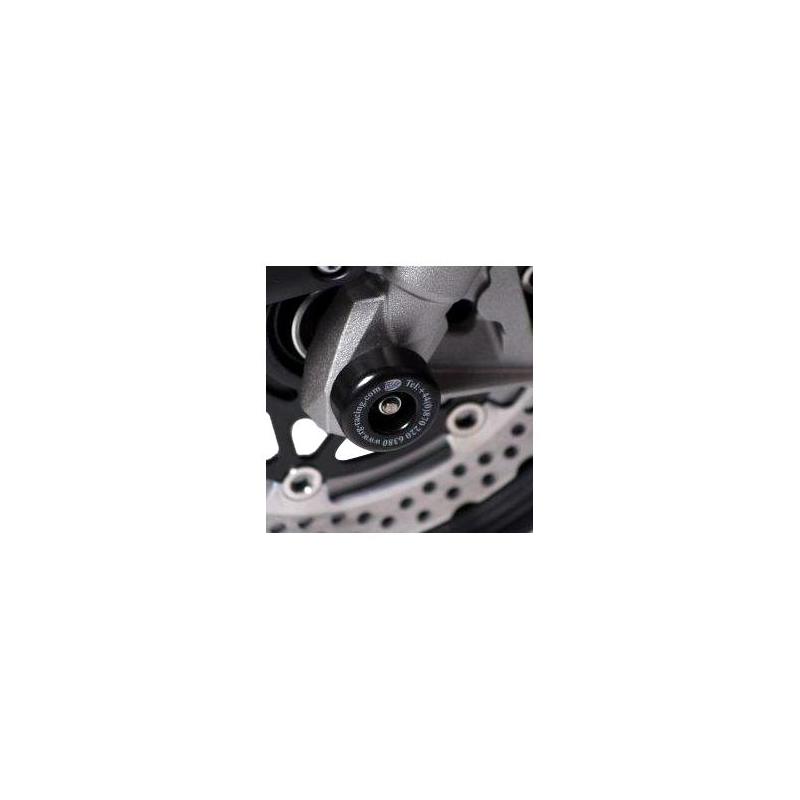 Tampons de protection de fourche R&G Racing noirs Kawasaki Z 1000 07-0