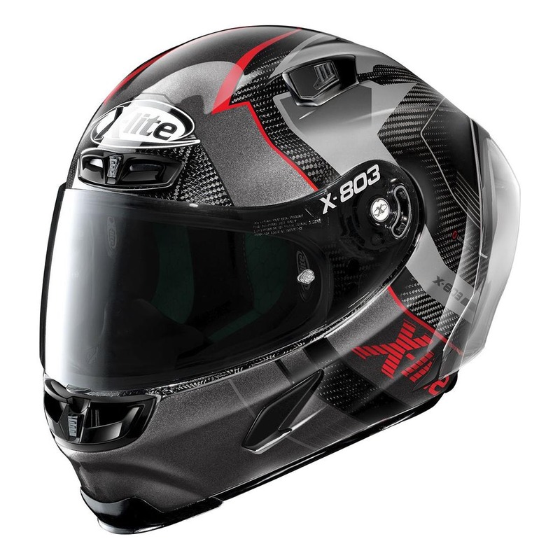 Casque intégral X-Lite X803 RS Ultra Carbon Tatanka carbone/rouge- 2X
