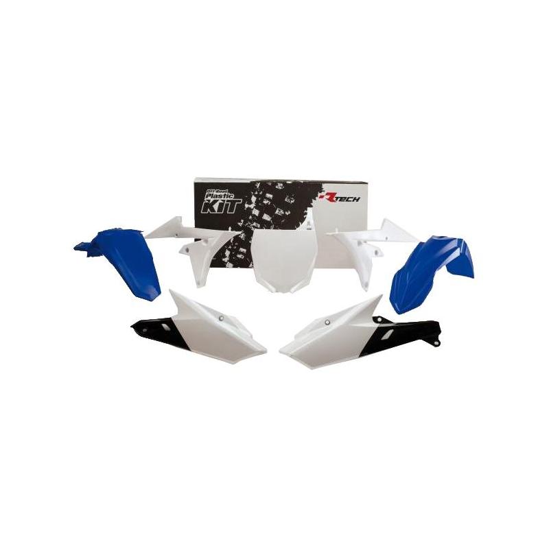 Kit plastique RTech couleur d’origine bleu et blanc pour Yamaha YZ250F 14-16