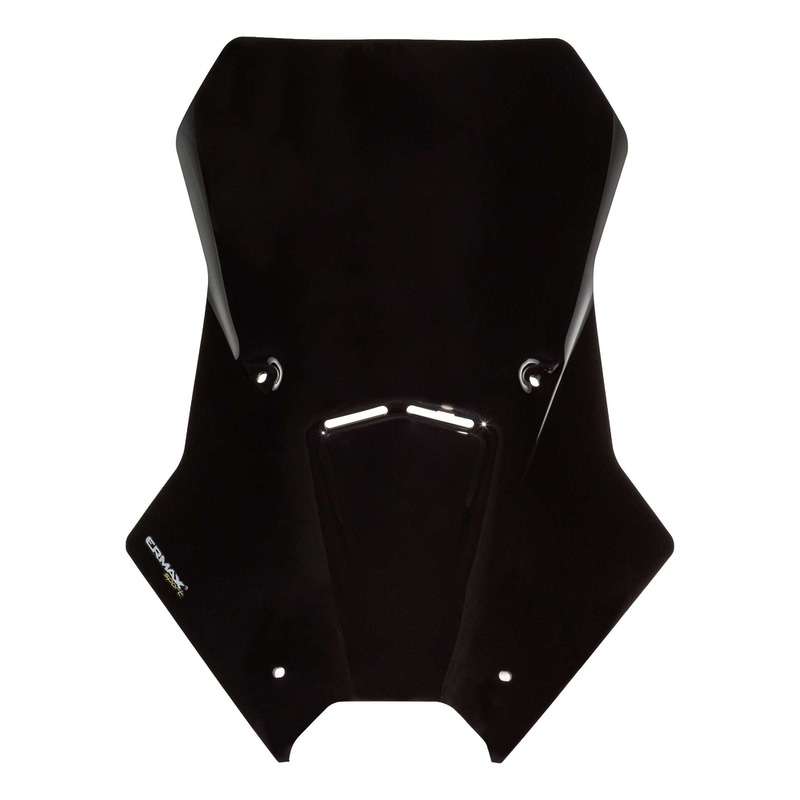 Pare-brise Touring Ermax 47 cm Honda X-ADV 750 21-25 noir foncé opaque