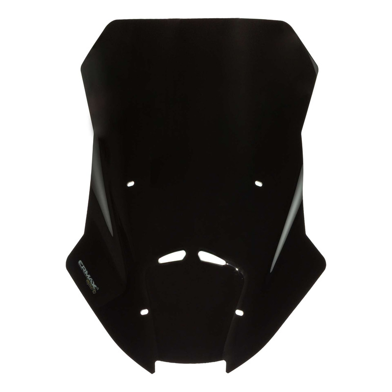 Pare-brise Touring Ermax 45 cm Honda X-ADV 750 17-20 noir foncé opaque