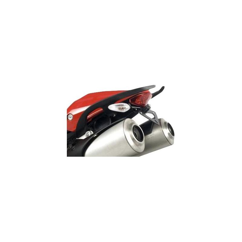 Support de plaque d’immatriculation R&G Racing noir Ducati Monster 696 08-14