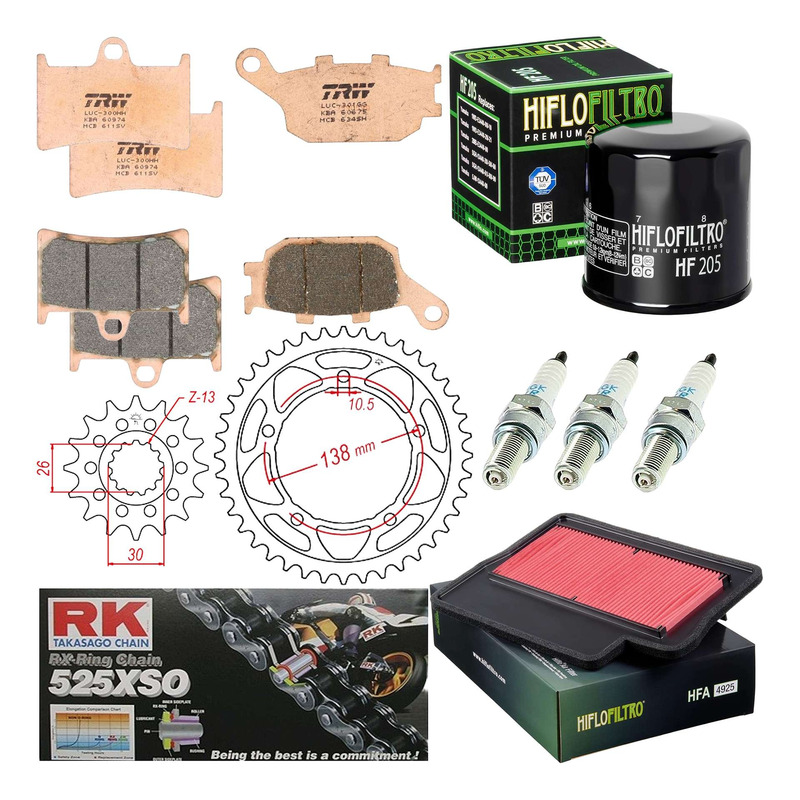 Kit entretien NF Prokit premium Yamaha MT09 890 2021-23