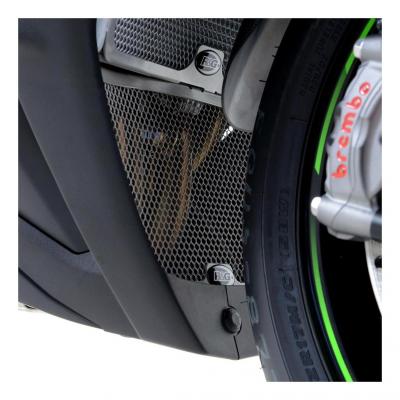 Grille de protection de collecteur R&G Racing noire Kawasaki ZZR 1400 06-14