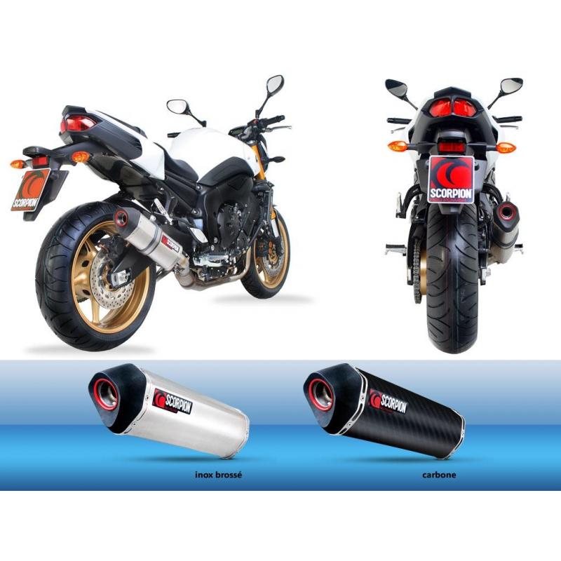 Silencieux homologué Scorpion Serket parallèle Carbone pour Yamaha F