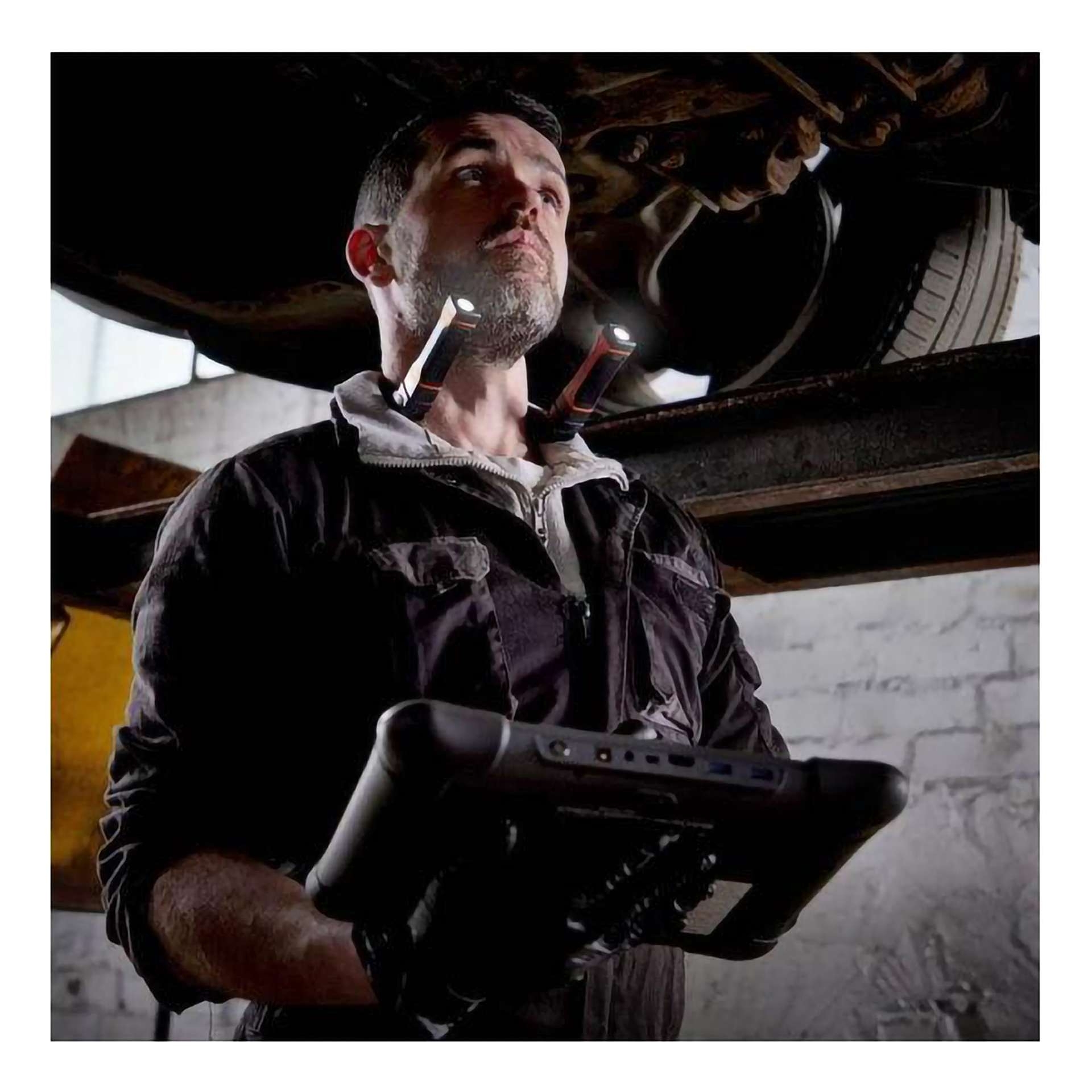 Maxshine, Lampe D'inspection De Peinture Pliable, 300 Lumens, Bande LED De 12,7 Cm, Rechargeable, Luminosité Réglable, Base Magnétique | Détails Mains Libres, Détecteur De Tourbillons Pour L'entretien