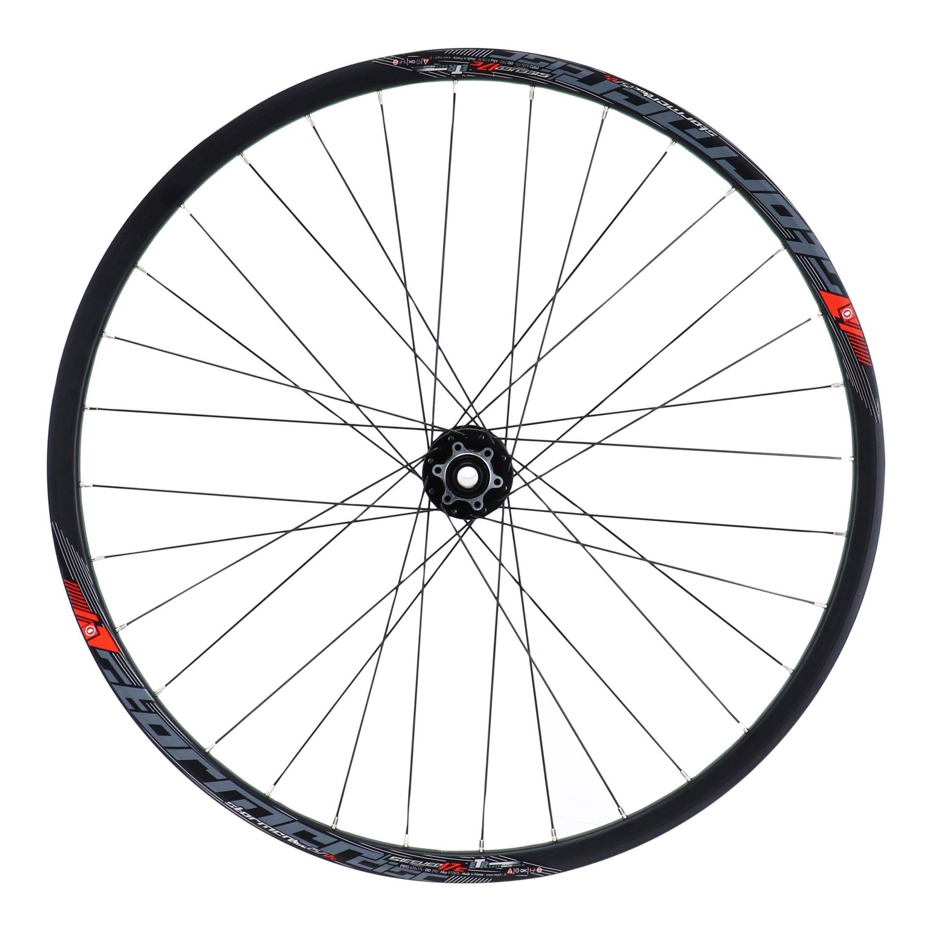 Roue avant vélo de route Velox Stormer pour disque 6 trous et axe traversant 15x100mm Tubeless Roue avant vélo de route Velox Stormer pour disque 6 trous et axe traversant 15x100mm Tubeless