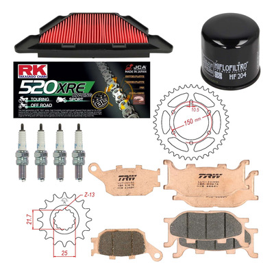 Kit entretien NF Prokit premium Yamaha XJ 600 2013-16