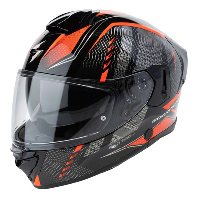 Casque intégral Scorpion Exo-530 Air Theras noir/rouge métallique