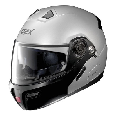 Casque modulable Grex G9.1 Evolve N-Com Couplé Mat argent
