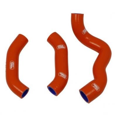 Durites de radiateur Samco Sport Thermostat Bypass KTM 450 EXC-F 2020 orange (2 durites)