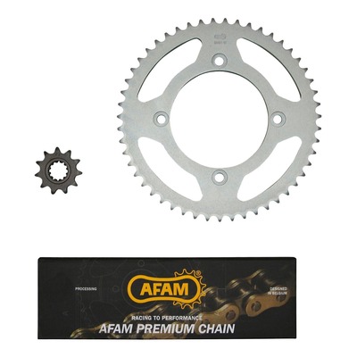 Kit chaîne Afam 11x51 pas 420 Beta 50 RR Enduro 12-