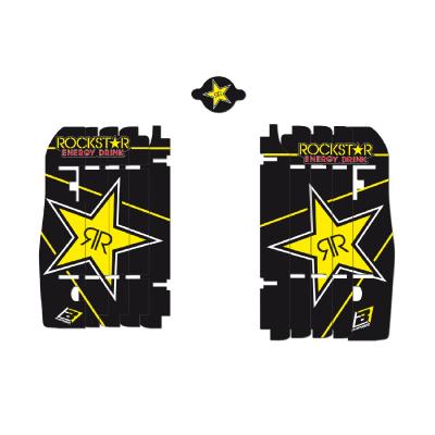 Kit déco de radiateur Blackbird Racing Rockstar Energy Honda CRF 250R 10-13 noir/jaune
