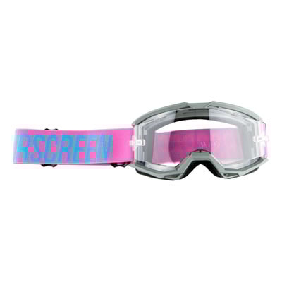 Masque cross AirScreen Lite 01 EX gray/pink – clear