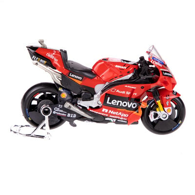 Miniature Maisto moto GP Ducati Lenovo team Bagnaia 2021 1/18eme