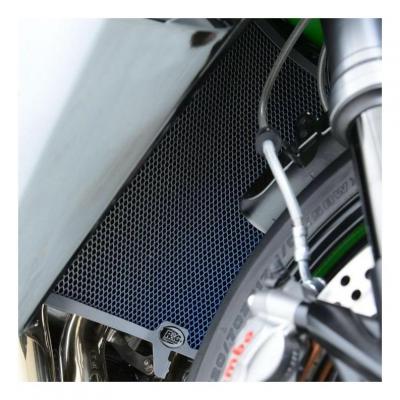 Protection de radiateur R&G Racing noire Aprilia Tuono V4 1100 16-18