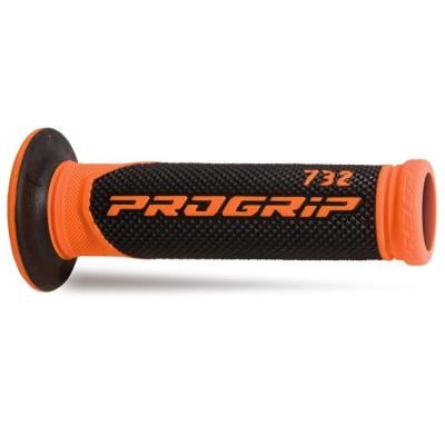 Revêtements de poignée Progrip 732 Open end noir/orange fluo
