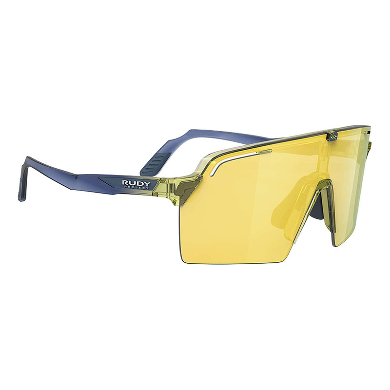 lunette vélo Rudy Project Spinshield Pro bleu et jaune crystal