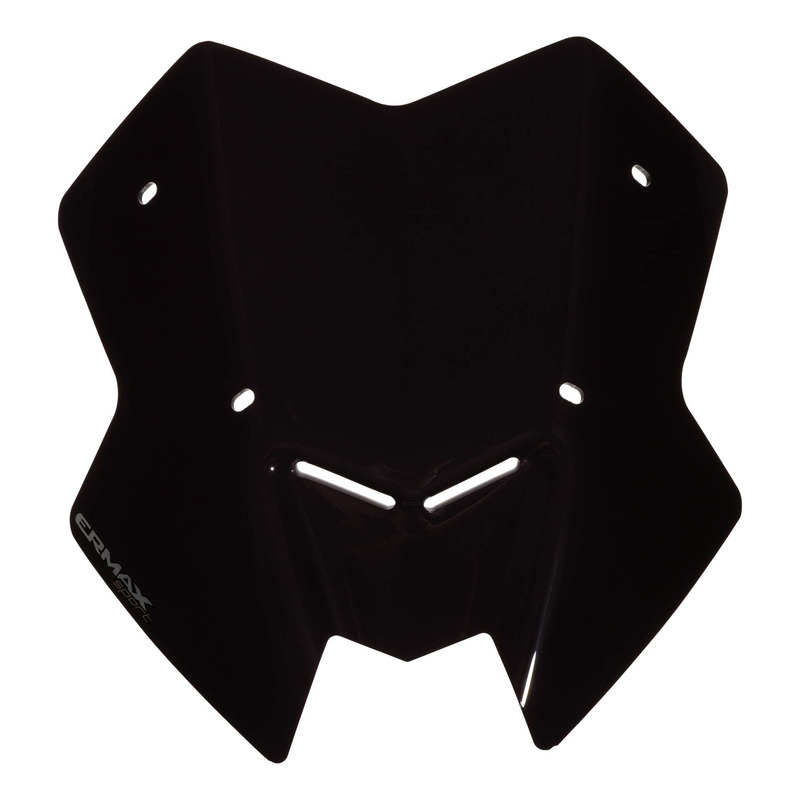 Saute-vent Ermax Hyperport 26 cm Kawasaki Z 900 20-24 noir foncé opaque
